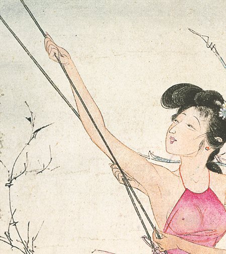 开福-胡也佛的仕女画和最知名的金瓶梅秘戏图